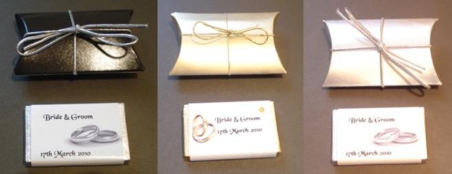 Mini Wedding Favour Pillow Boxes